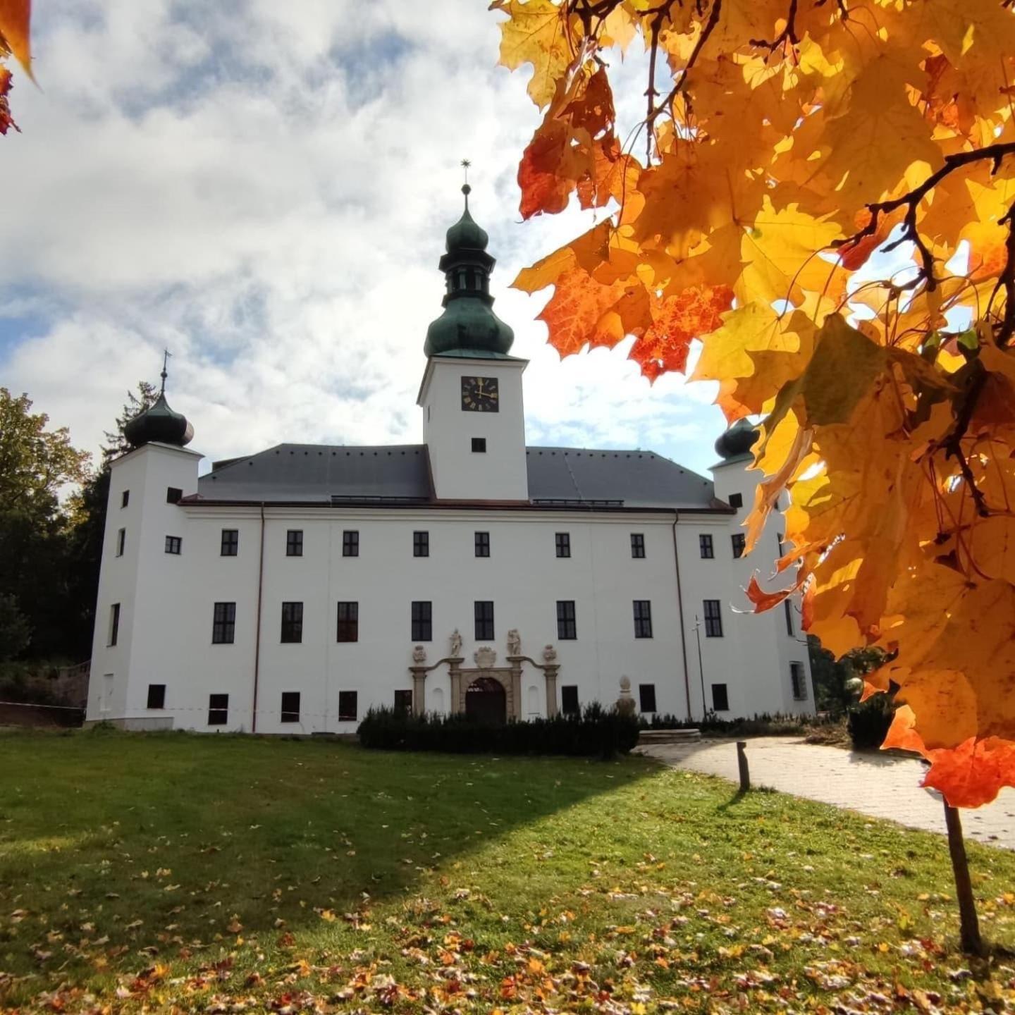 Zamek Trest Hotell Exteriör bild