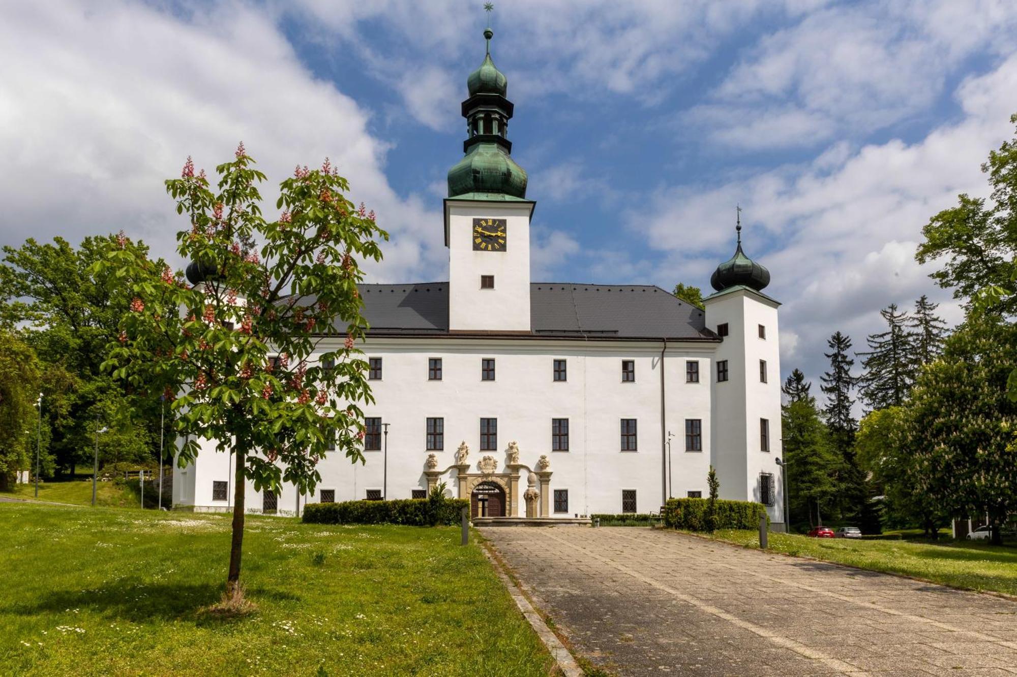 Zamek Trest Hotell Exteriör bild